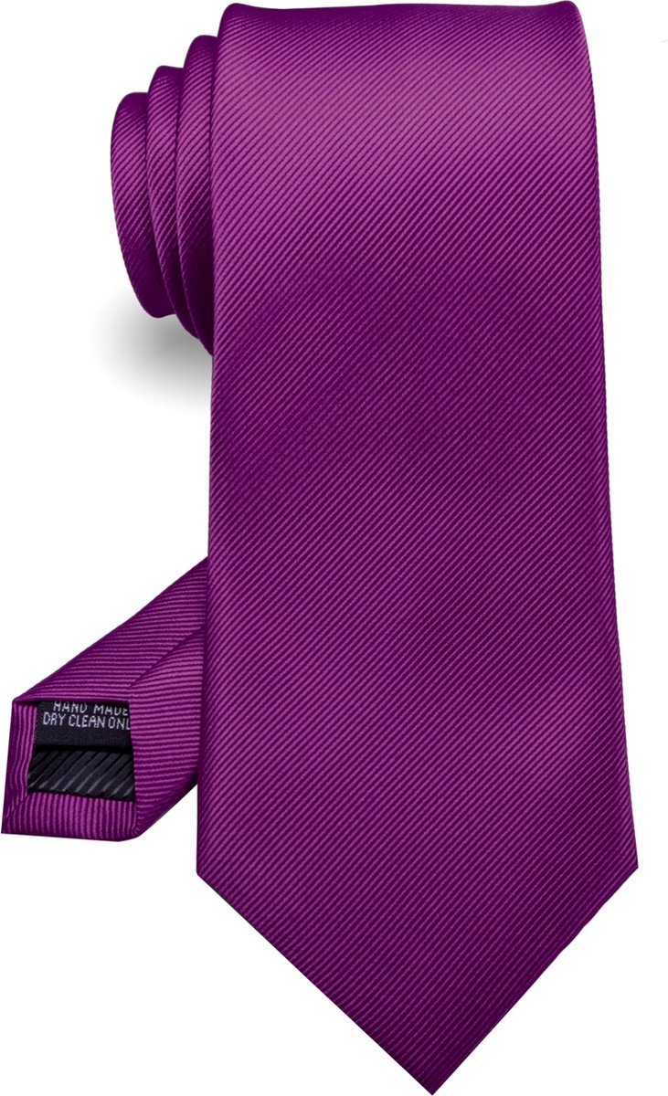 Geweo Stropdas - Stropdassen Heren - Klassiek en formeel - Effen - B 8cm - L 146cm