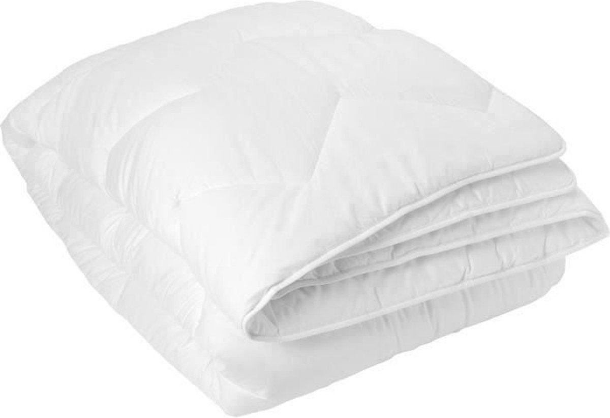 TOISON D'OR - Gehard Bamboe dekbed (300g/m²) - 220x240cm - Geharde warmte - Bamboe viscose - 2 personen - Wit