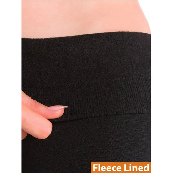 SEAUR Thermische leggings voor meisjes, bootcut, gevoerde fleece, winterbroek, warme sportbroek, flared leggings, 110-160 cm, zwart, 130-140