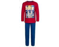 Brandweerman Sam le pompier rouge/bleu coton taille 98/104