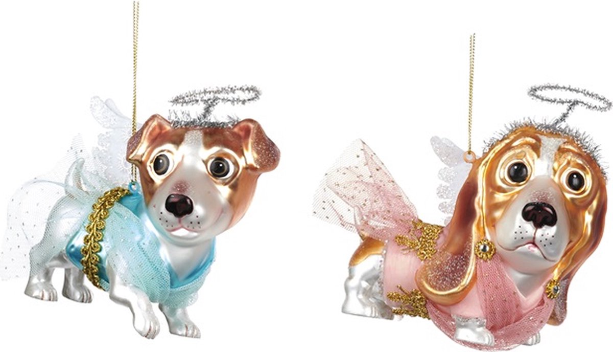 GOODWILL-ANGEL-DOG-VLEUGELS-ROZE-BLAUW-12CM-HANDGEMAAKT-EXCLUSIEF-GLAS