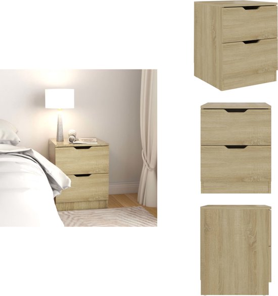 Wandbevestigde nachttafel 2 pcs Wasbruin 39 x 34 x 16.5 cm Wandbevestigde nachttafel 2 pcs Wasbruin 39 x 34 x 16.5 cm