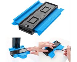 Profiel Kopieer Hulp I Aftekenhulp en Duplicator I Contourmal I Meetinstrument I Hoekmeter I Schuifmaat I Bouwgereedschap I Blauw