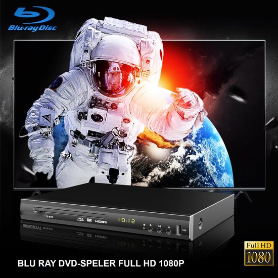 ShopHaven Blu-ray Speler - Full HD DVD Speler - USB - HDMI - Regio