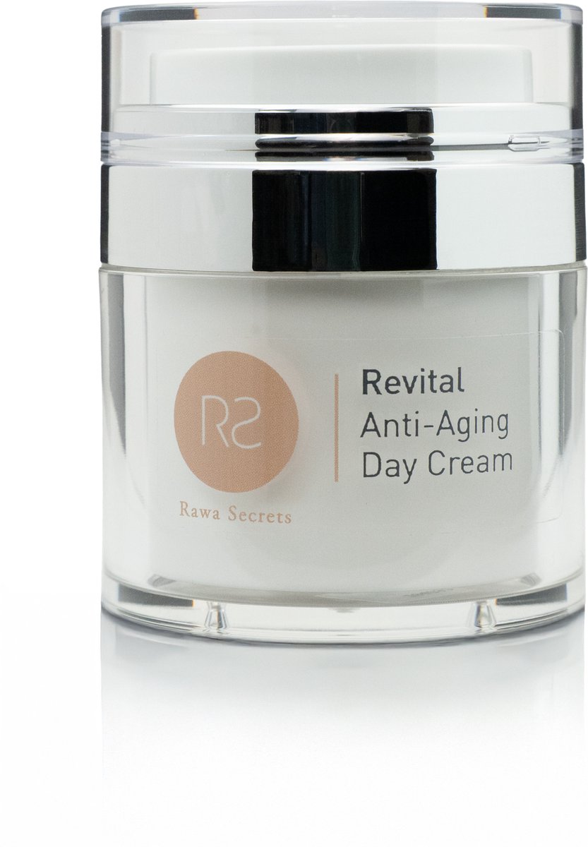 Goedkoopste Rawa Secrets Revital Anti-Aging Day Cream | luxe dagcrème voor rijpere huid | Vitamine A | huidverbeterend | hyaluronzuur | anti-rimpel | stimuleert celvernieuwing
