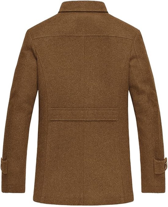 Heren Geruite Jas - Fleece Voering - Warme Winterjas - Casual Stijl