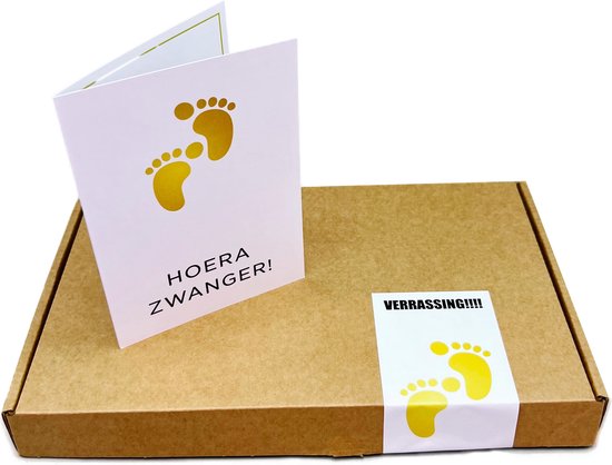 Zwangerschapscadeau brievenbus, zwangerschap felicitatie - cadeau zwangerschap - brievenbusgeschenk - cadeau van Verwenjezelf.shop — afbeelding 3