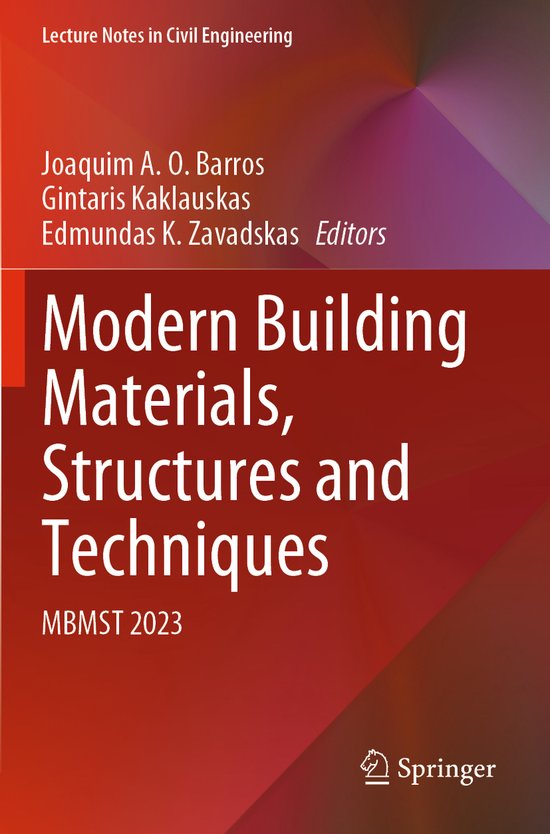 Lecture Notes in Civil Engineering392- Modern Building Mater ... - cover