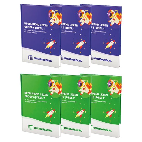 Groep 6 t/m 8 Begrijpend Lezen deel 1 en 2 - cover