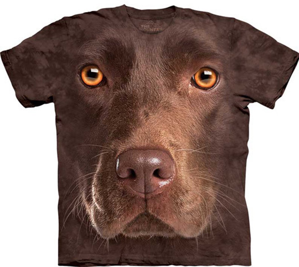 T-shirt Chocolate Lab Face M