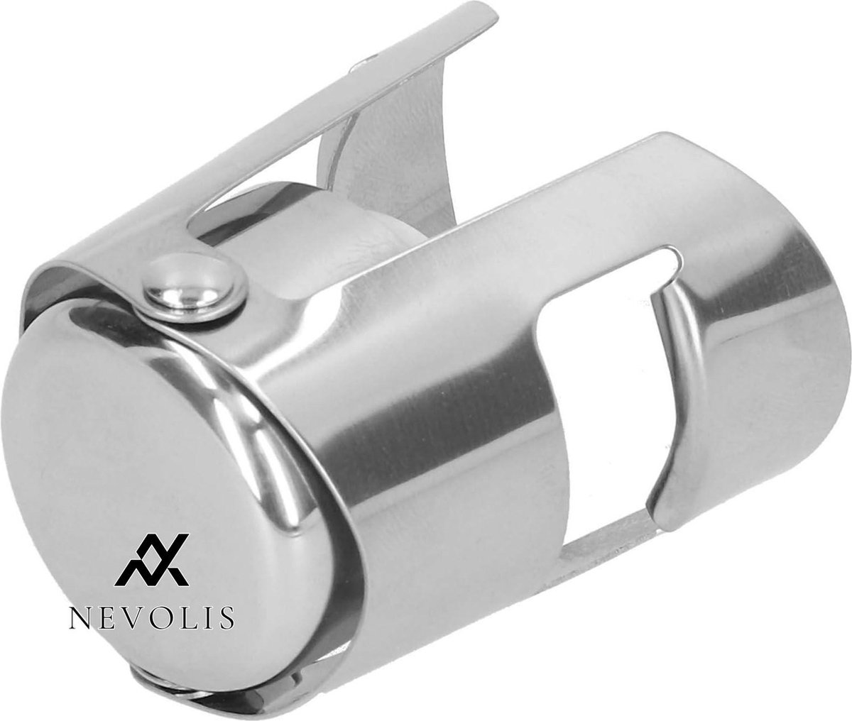 Nevolis Silver Champagne Stopper Silicone Sealer - Plug Accesso Wine Stop Accessory Utensils - Corks .