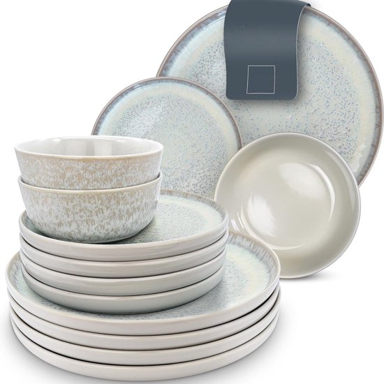 Médard de Noblat AF00CCB000S18 Hermine 18-Piece Serving Set