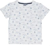 Ebbe - jongens T-shirt - waves - Maat 128