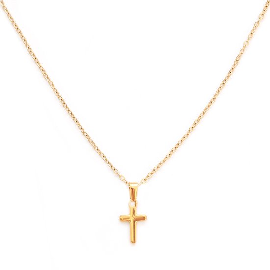 Gouden Ketting Met Een Kruisje Bol gouden-ketting-met-een-kruisje-bol