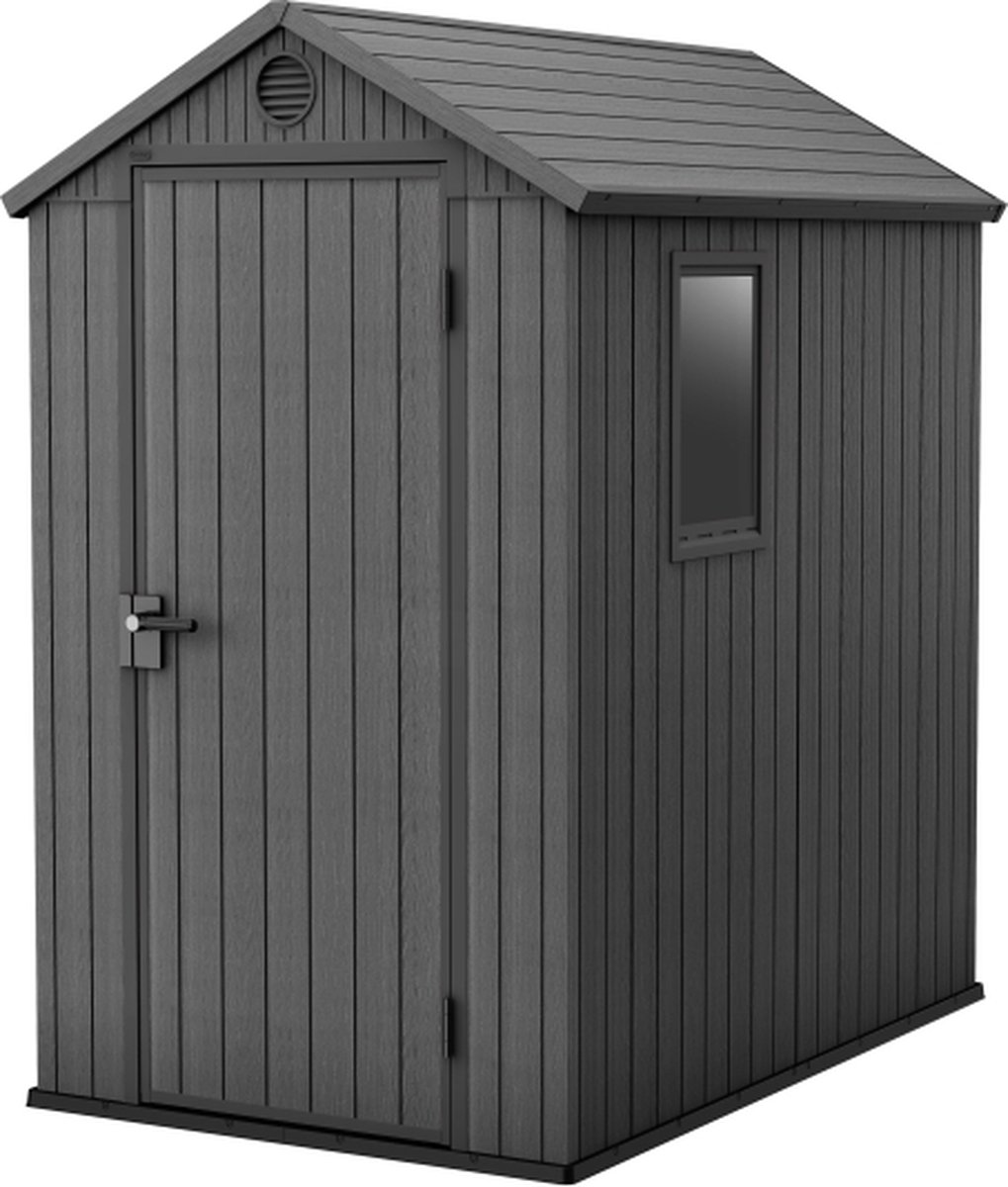 Bol.com Keter Darwin 46 Tuinhuis - 125,8x184,5x205cm - Grijs aanbieding