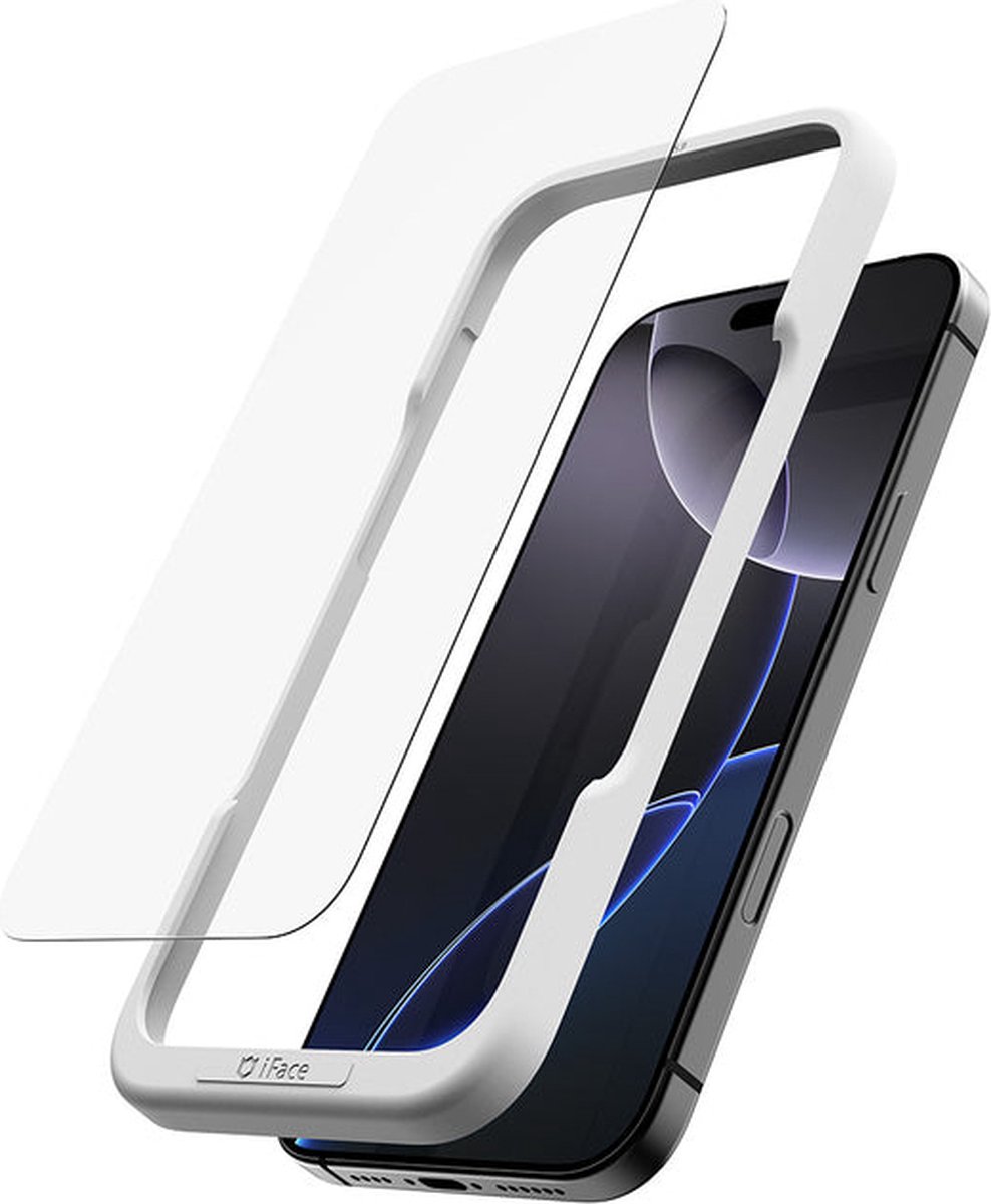 iPhone 16 Pro Max Gehard Glas(EC) Helder Standaard Glasfolie – Duidelijke, Schokbestendige Bescherming met Privacybeveiliging, Anti-Vingerafdruk en 10H Hardheid