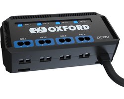 Oxford Verdeel Unit - Oxford Junction Box - Accessoire verdeler Motorfiets of Scooter - Handige Junction box voor Handvatverwarming, Zadelverwarming of meer extra`s op de motor