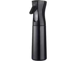Waterspuit zwart - waterverstuiver mist verstuiver haar kappersspuit - 500 ml
