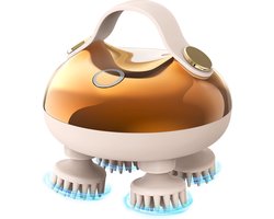 Elektrisch Hoofdmassage Apparaat - Massage Apparaat - Scalp Massager - Hoofdmassage - Massageapparaten - Goud