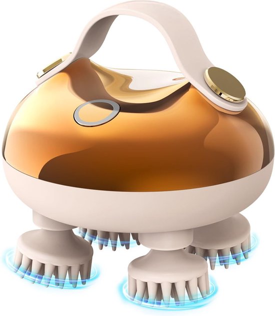 Elektrisch Hoofdmassage Apparaat Goud Scalp Massager - Elektrisch - €49,99