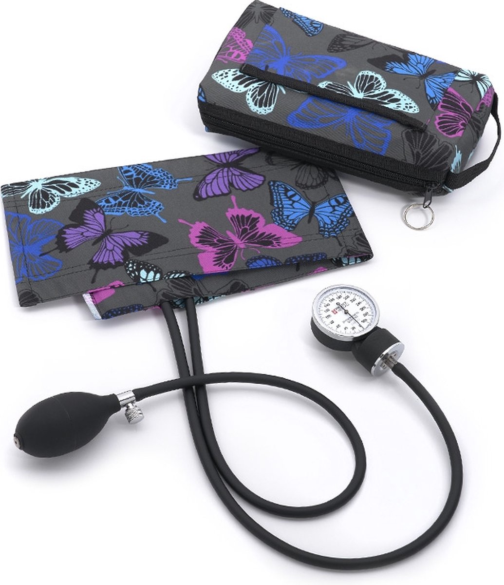 Bloeddrukmeter Vlinders - Met Etui - Bovenarm - Handmatig