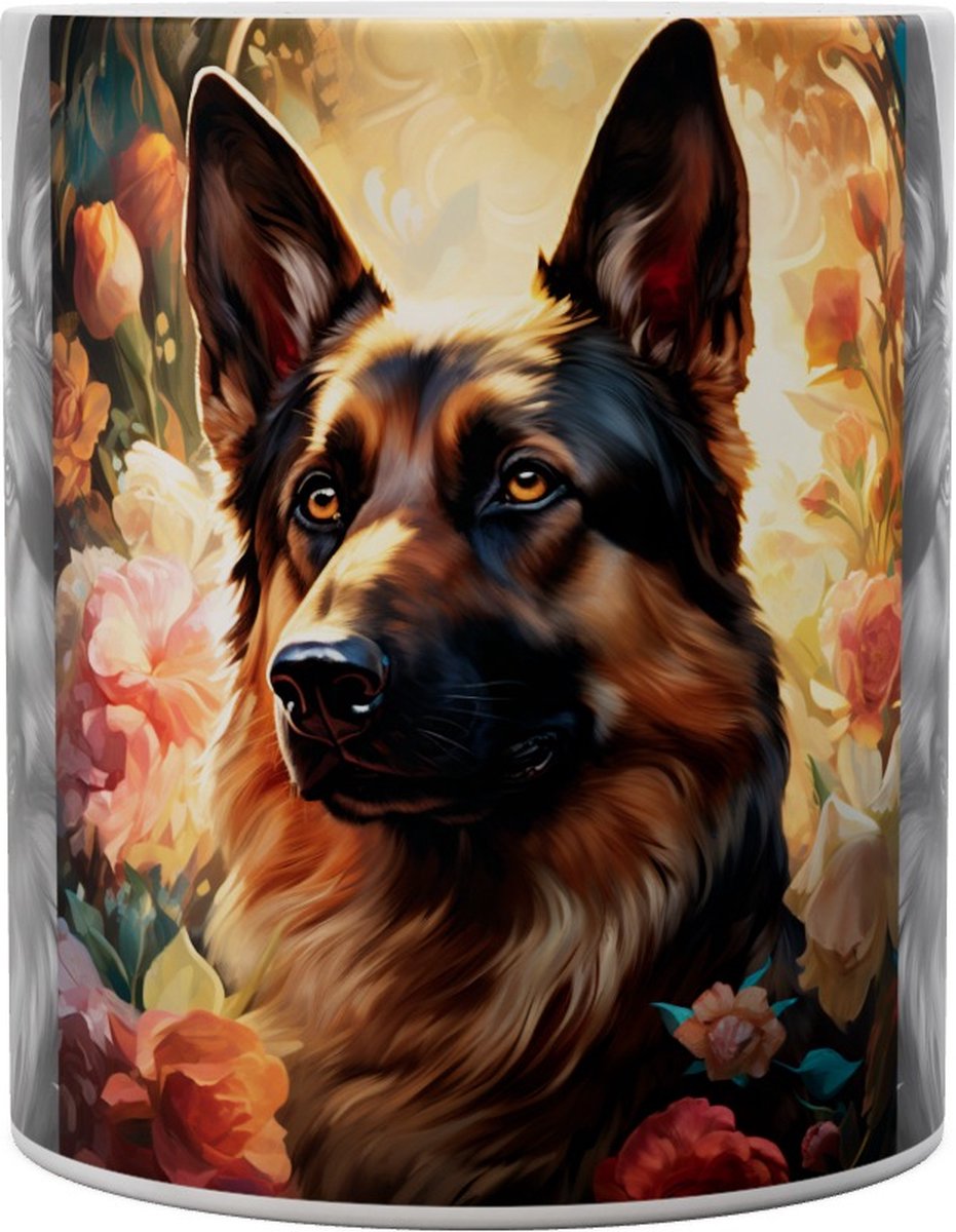 Duitse Herder - German Shepherd - Mok 440ml 440