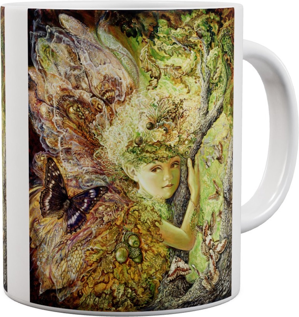 Josephine Wall Fantasy Art - Oak Fairy - Mok 440ml 440