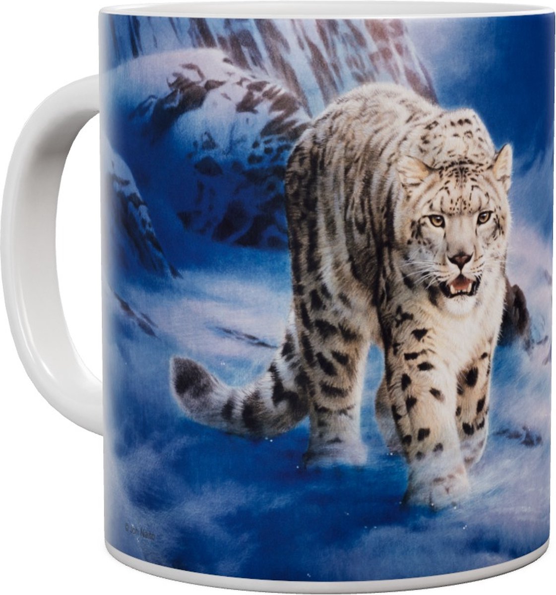 Sneeuw Luipaard Snow Leopard In Snowstorm - Mok 440ml 440