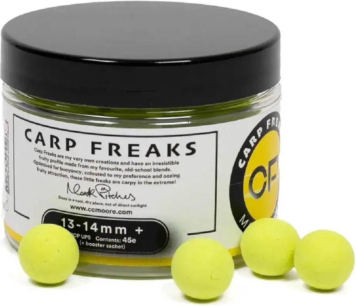CC Moore Carp Freaks + Pop Ups Yellow 13-14mm