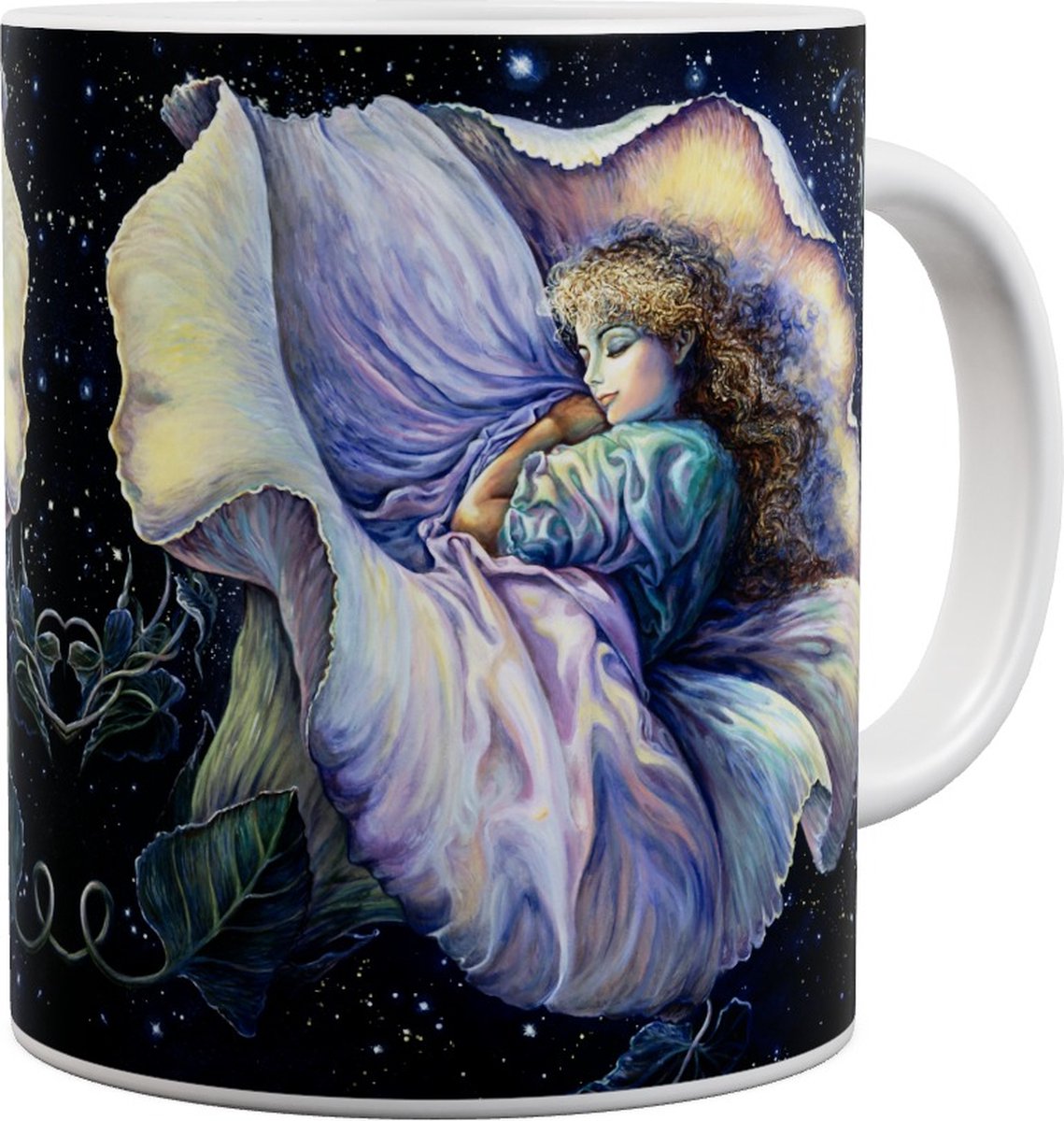 Josephine Wall Fantasy Art - Flower Bed - Mok 440ml 440