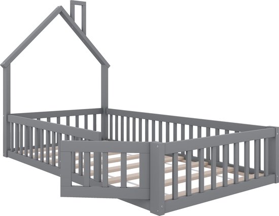 Kinderbed 90 x 200 cm, eenpersoonsbed 90 x