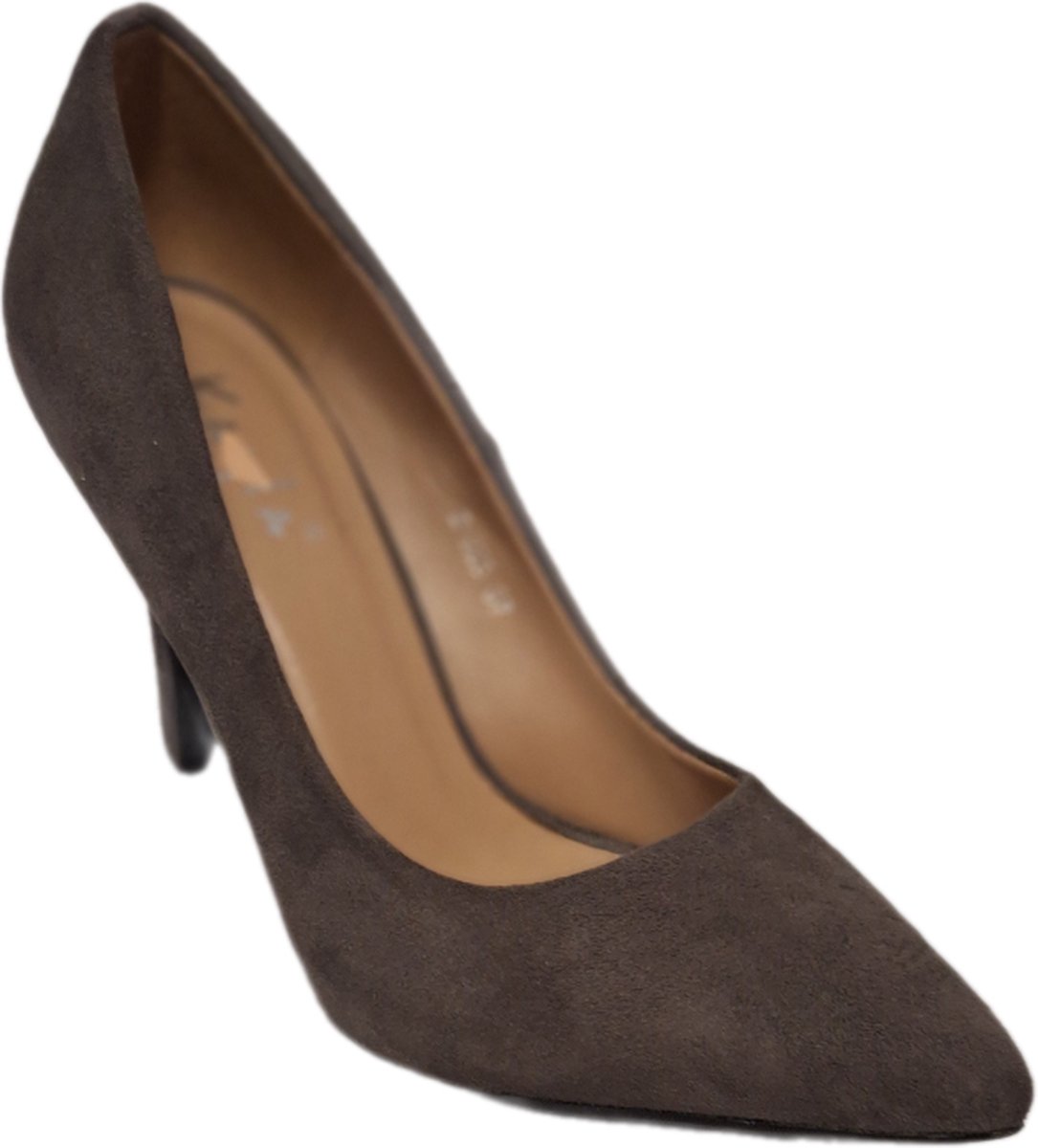 Kayla -PUMPS-SUEDELOOK-GREY-HAK