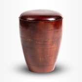 Houten Urn Groot 3,7 liter Bruin - Urn voor Menselijke As - Crematie Urn voor As Volwassenen