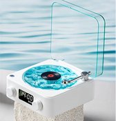 White Noise Machine-Slaaphulpluidspreker - 4 Natuurgeluiden - Speaker en RGB-licht - 498g - 142X15 3X 67mm