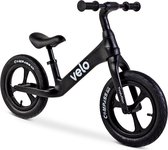 Bol.com Yvolution - Velo Pro Loopfiets Zwart - Met In Hoogte Verstelbare Zitting En Stuur - Lichtgewicht Frame - Geschikt Vanaf ... aanbieding