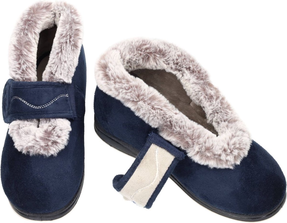 Padders -Dames - blauw donker - pantoffels - maat 36