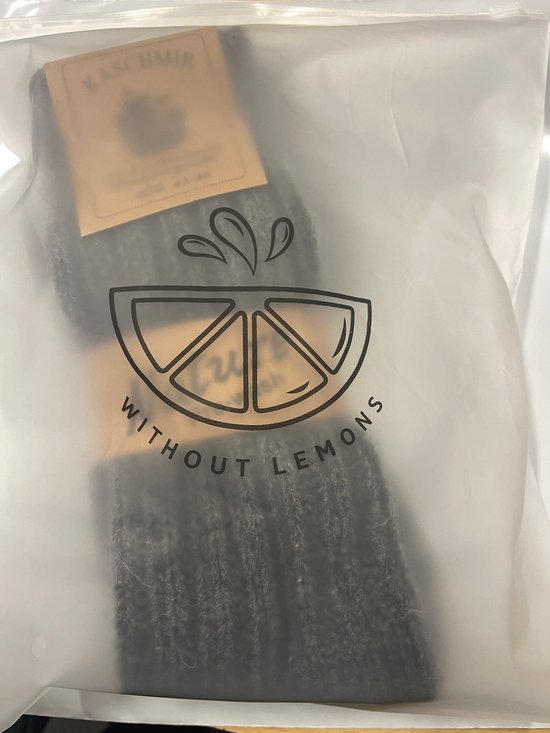 Sans Citron - Chaussettes Alpaga - 2 Paires - Unisexe - Beige - Taille: 35-38 - Hiver - Doux & Chaud - Comfort - Premium - Noël - Cadeau