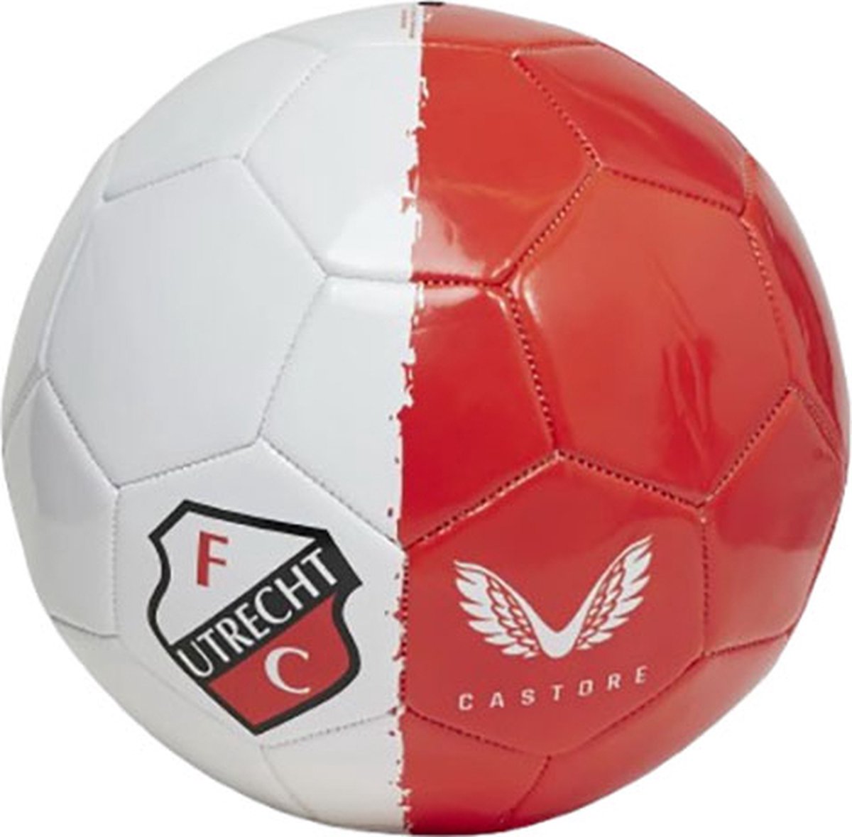 Castore bal FC Utrecht rood-wit maat 5 'official item'