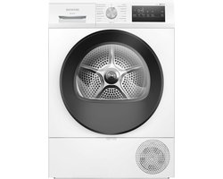Siemens WT45H20ONL - iQ300 - Wasdroger - Warmtepompdroger - 8 kg - Zeer stil - Uitstekende droogresultaten met autoDry - Outdoor-programma: veilig drogen van waterafstotende kleding en buitenkleding