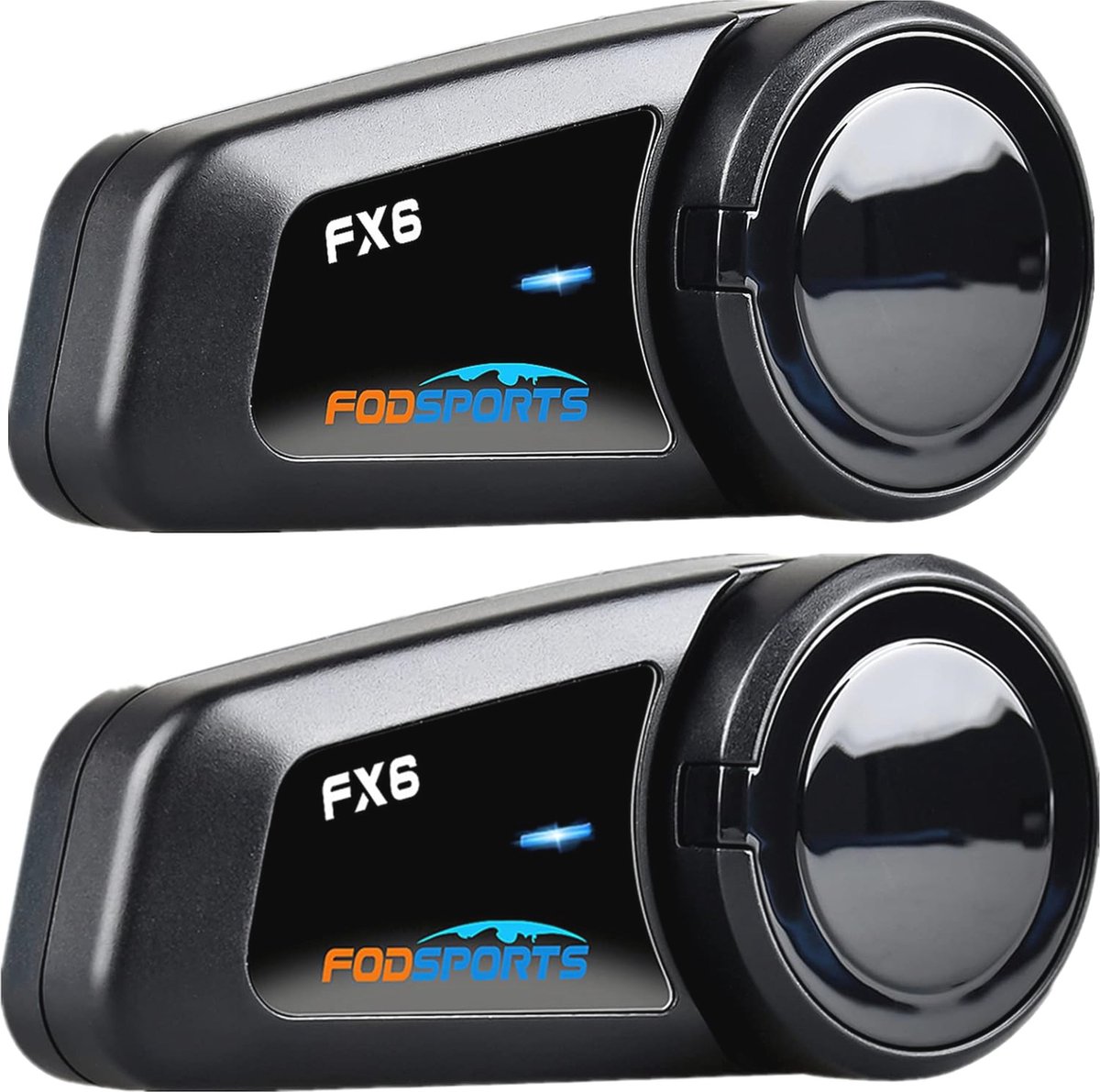 Motorfiets Intercom met Bluetooth - Helm Communicatiesysteem voor 6 Personen, Waterdicht en FM Ondersteuning