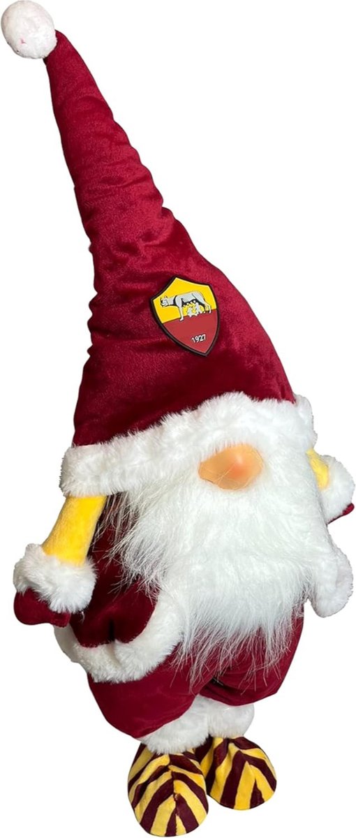 Schattige Dwerg Kerst Meubel | 57 Cm | Geel/Rood | Officiële Decoratie