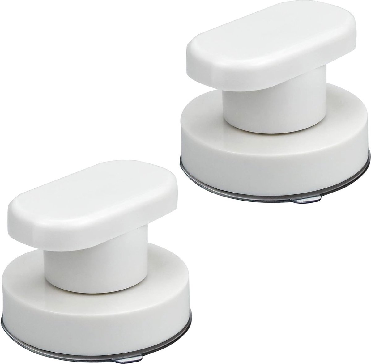 Zuignap Handvat voor Toiletbril en Deur - 2 Stuks - Sterke Draagkracht - Eenvoudige Installatie
