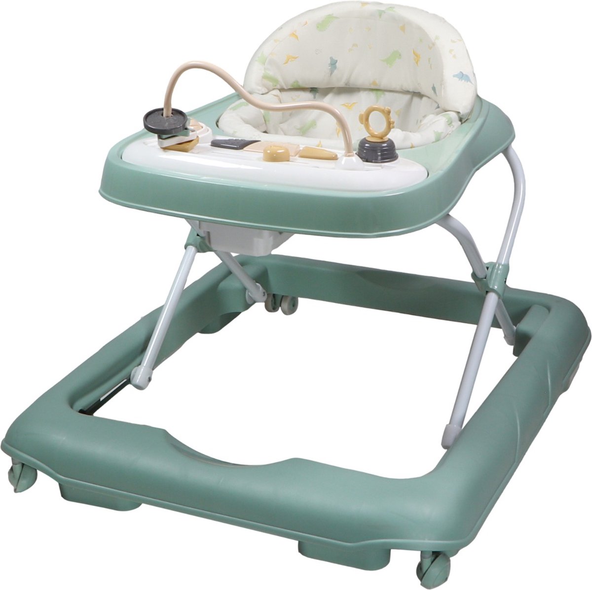 Tryco Baby Walker Dinosaurus Stonegreen Loopstoel