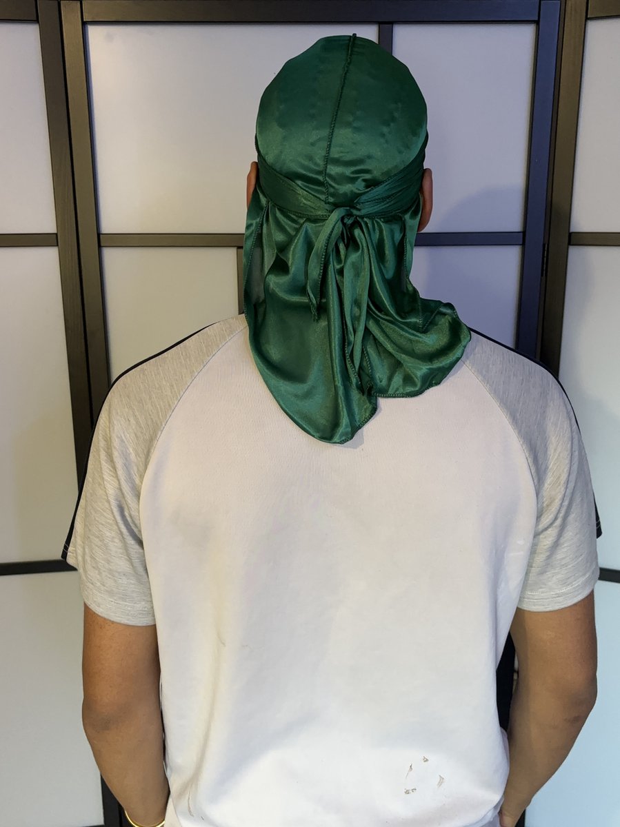 Silky Durag Groen Kingdutchwaves