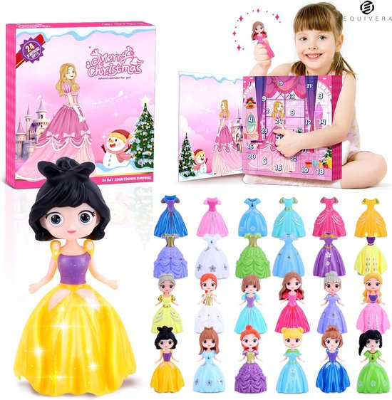 Equivera Adventskalender Kinderen - Cadeau voor Kinderen - Cadeau voor de Feestdagen - Adventskalender