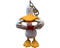 Sitting Duck - Sleutelhanger - 9 cm - Eend steekt tong uit - Demons & Merveilles