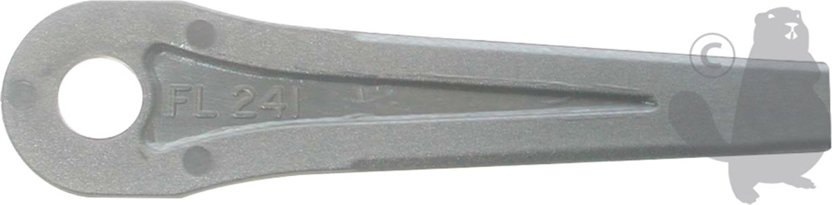 Mes voor maaier FLYMO Minimo, E25-21/22, Minimo duo E30/21/22, E400. Vervangt origineel : 5137851-71/2. per 6 verpakt