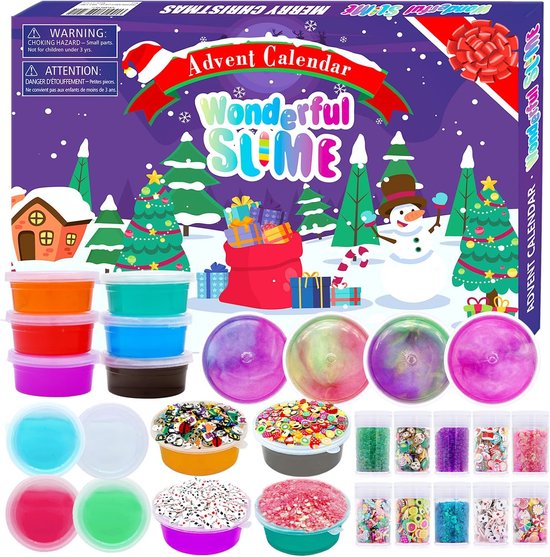 Equivera Adventskalender Kinderen - Cadeau voor Kinderen - Cadeau voor de Feestdagen - Adventskalender