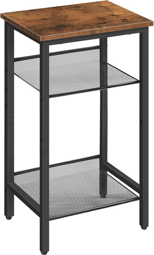 SoBuy FBT111-SCHx2 Set Van 2 Nachtkastjes Met Lade Voor Boxspringbed Banktafel Bijzettafel Telefoontafel Nachtkastje Nachtkastje Zwart 20x35x60 Cm