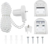 Yosoo 17mm Rolgordijn Fittings, Rolschaduw Fitting Koppeling Vervanging Reparatie Kit Bead Ketting Rolgordijn Montage Beugels Set Venster Behandelingen